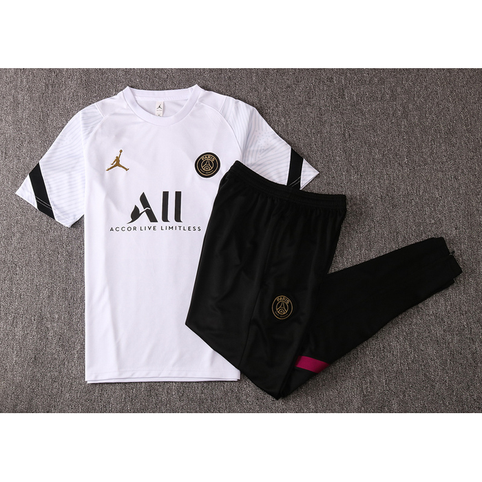 Chandal del Paris Saint-Germain Manga Corta 2020-2021 Blanco
